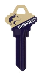 HILLMAN NCAA UConn Huskies House/Office Key Blank 68 SC1 Single For Schlage Locks