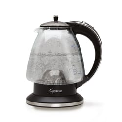 Capresso Black Glass 48 oz Electric Tea Kettle