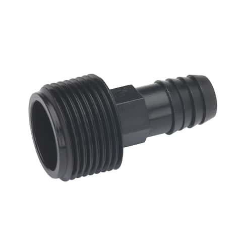 B&K 3/4 in. MPT X 1/2 in. D Barb Plastic Adapter 1 pk - Ace Hardware