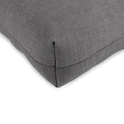 Jordan Manufacturing Gray Polyester Wicker Seat Cushion 4 in. H X 19 in. W X 19 in. L