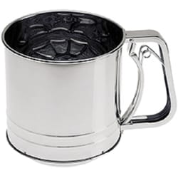 Progressive Prepworks Silver Stainless Steel Flour Sifter 5 cups