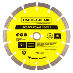 Trade A Blade 7 in. D X 5/8 in. Diamond Segmented Rim Blade 1 each