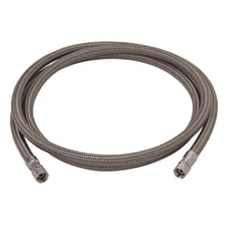 BrassCraft 1/4 in. Compression X 1/4 in. D Compression 72 in. Brass Ice Maker Supply Line