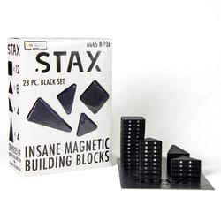 On Trend Goods Stax Building Blocks Black 29 pc