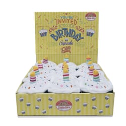 Cuddle Barn Birthday Cupcake Animated Plush Multicolored