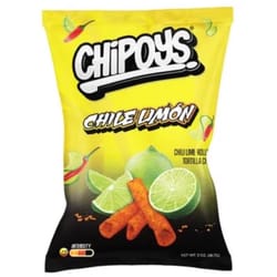 Chipoys Chile Limon Tortilla Chips 2 oz Bagged