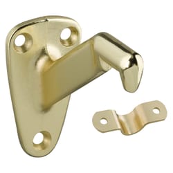 National Hardware Gold Zinc Die Cast w/Steel Strap Handrail Bracket 3-5/16 in. L 250 lb