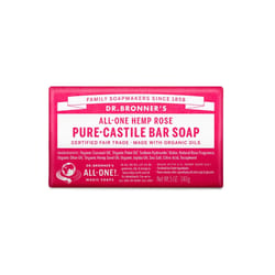 Dr. Bronner's Organic Rose Scent Pure-Castile Bar Soap 5 oz