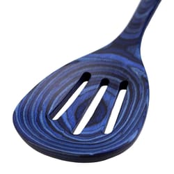 Totally Bamboo Baltique Malta Black/Blue Bamboo Slotted Spoon