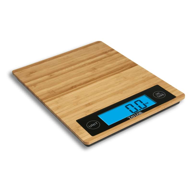Taylor Mechanical/Analog Kitchen Scale and Food Scale in White, Max 11 Lbs.