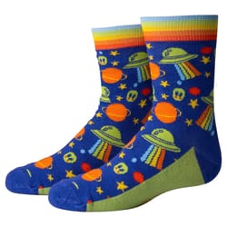 Two Left Feet Kid's Out of this World L Novelty Socks Multicolored