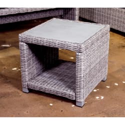 Signature Design by Ashley Naples Beach Gray Square PolyWood Casual End Table