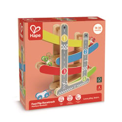 Hape Fast Flip Racetrack Multicolored 4 pc