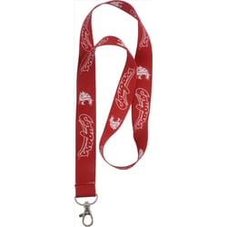 HILLMAN NCAA Polyester Multicolored Coined-Edge Split Lanyard