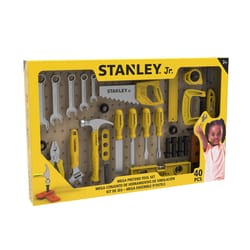 STANLEY Jr. Kids Mega Pretend Play Hand Toolset Assorted 40 pc