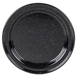 Cinsa Black Steel Camping Dinner Plate 12.5 in. D 1 pk