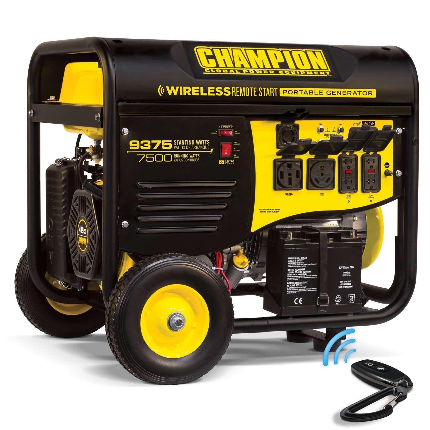 Champion 7500 W 240 V Gasoline Portable Generator Ace Hardware