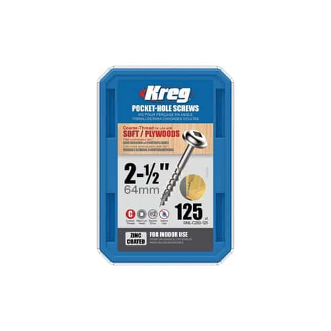 Kreg Tool Company 2-1/2 inch (64 mm) Coarse Thread Blue Kote