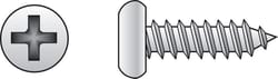 HILLMAN No. 6 Ga. X 5/8 in. L Phillips Pan Head Sheet Metal Screws 100 pk