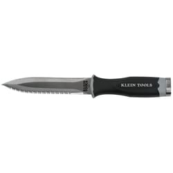 Klein Tools 10-25/32 in. Serrated Duct Knife Black 1 pk