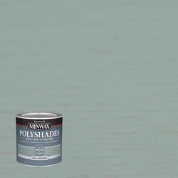 Minwax PolyShades Semi-Transparent Gloss Vintage Blue Oil-Based Stain/Polyurethane Finish 0.5 pt