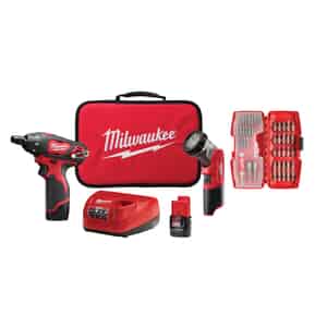 Milwaukee  M12  12 volt Brushed  Cordless Compact Drill/Driver  Kit  1/4 in. Quick-Release  500 rpm 