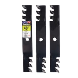 MaxPower 48 in. Mulching Mower Blade Set For Riding Mowers 3 pk