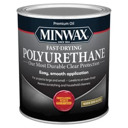 Minwax Warm Semi-Gloss Clear Oil-Based Fast-Drying Polyurethane 1 qt