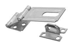 National Hardware Zinc-Plated Aluminum/Steel 3-1/4 in. L Double Hinge Safety Hasp 1 pk