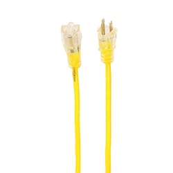 Yellow Jacket Outdoor 100 ft. L Yellow Extension Cord 14/3 SJTW