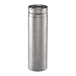 DuraVent PelletVent 4 in. D X 36 in. L Galvanized Steel Double Wall Stove Pipe