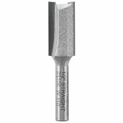 Vermont American 1/2 in. D X 1/2 x 1 in. X 2-3/16 in. L Carbide Tipped 2-Flute Straight Router Bit