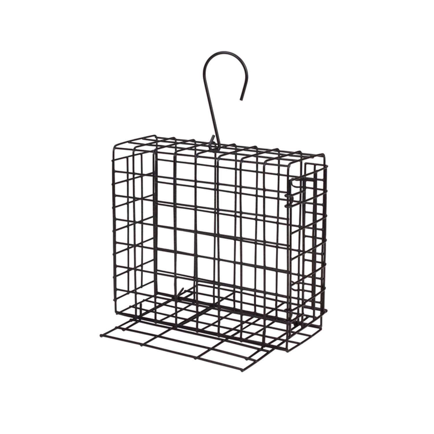 Stokes Select Wild Bird Glass/Metal/Plastic Seed Cake Suet Feeder Ace