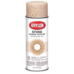 Krylon Stone Coarse Travertine Tan Texture Spray 12 oz