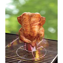 Gia's Kitchen Silver Stainless Steel Poultry Roasting Stand