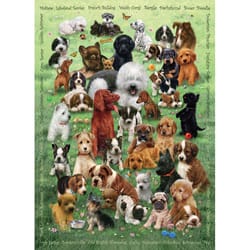 Cobble Hill Puppy Love Jigsaw Puzzle 350 pc