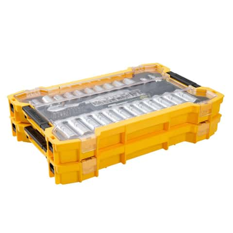 DeWalt ToughSystem 2.0 14.75 in. Extra Large Tool Box 110 cu in  Black/Yellow - Ace Hardware