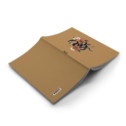 Denik 5 in. W X 8 in. L Sewn Bound Multicolored Serpent in the Flowers Notebook