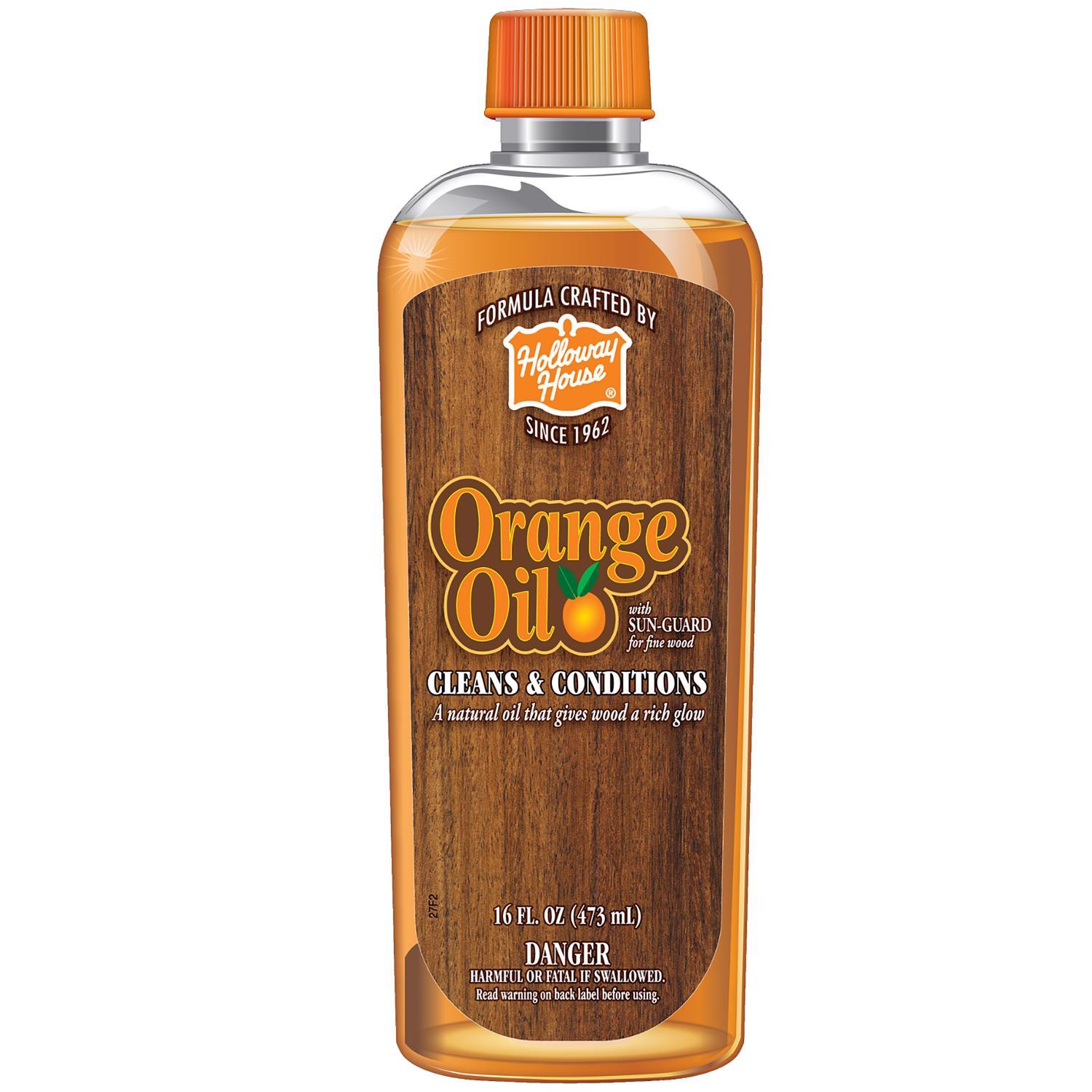 Holloway House Citrus Scent Orange Oil 16 oz Liquid - 00009-5 - Household Cleaning Products  sku 00009-5