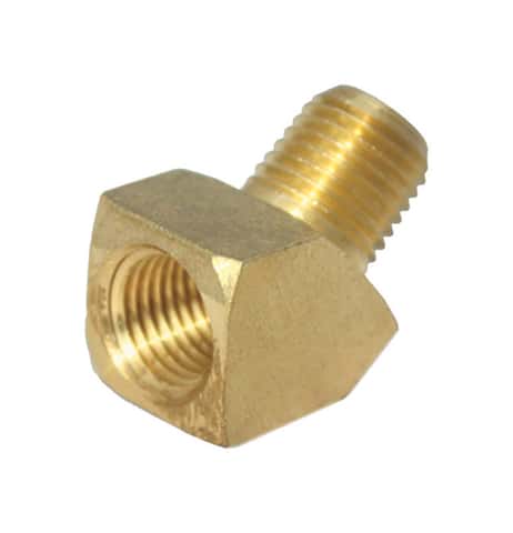 JMF 4504874 0.5 MPT x 0.37 in. FPT Pipe Face Bushing in Lead Free Yellow  Brass 
