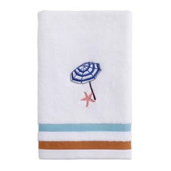 Avanti Linens Surf Time White Cotton Fingertip Towel 1 pc