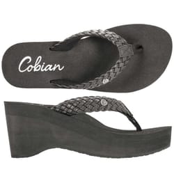 Cobian Zoe Women's Flip-Flops 6 US Black