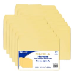 Bazic Products Manilla File Folder 12 pk