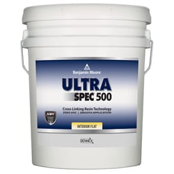 Benjamin Moore Ultra Spec Flat Base 1 Paint Interior 5 gal