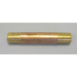Campbell 2 in. MPT Brass Close Nipple