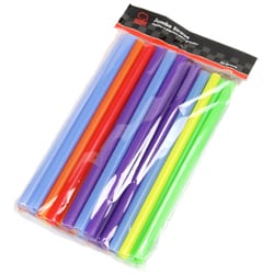 Chef Craft Assorted Plastic Smoothie Straws