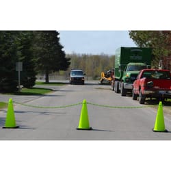 Mr. Chain JBC 28 in. Round Green Safety Cone 6 pk