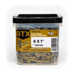 Big Timber No. 8 X 1 in. L Star Bronze Deep Wood Screws 1435 pk