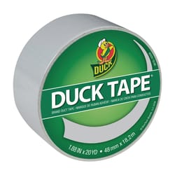 Duck 1.88 in. W X 20 yd L Dove Grey Solid Duct Tape