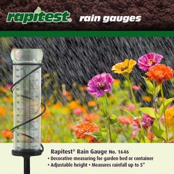 Luster Leaf Decorative Rain Gauge Stake 2 in. W X 5 in. L